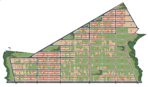 Mapa recebido de Jardim dos Ipês 3ª etapa